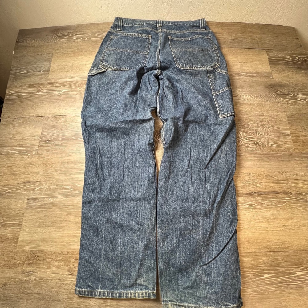 Bailey's Point Carpenter Jeans Mens 31x30 Blue Denim Workwear Straight Utility